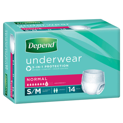 Depend Normal Pants Small/Medium