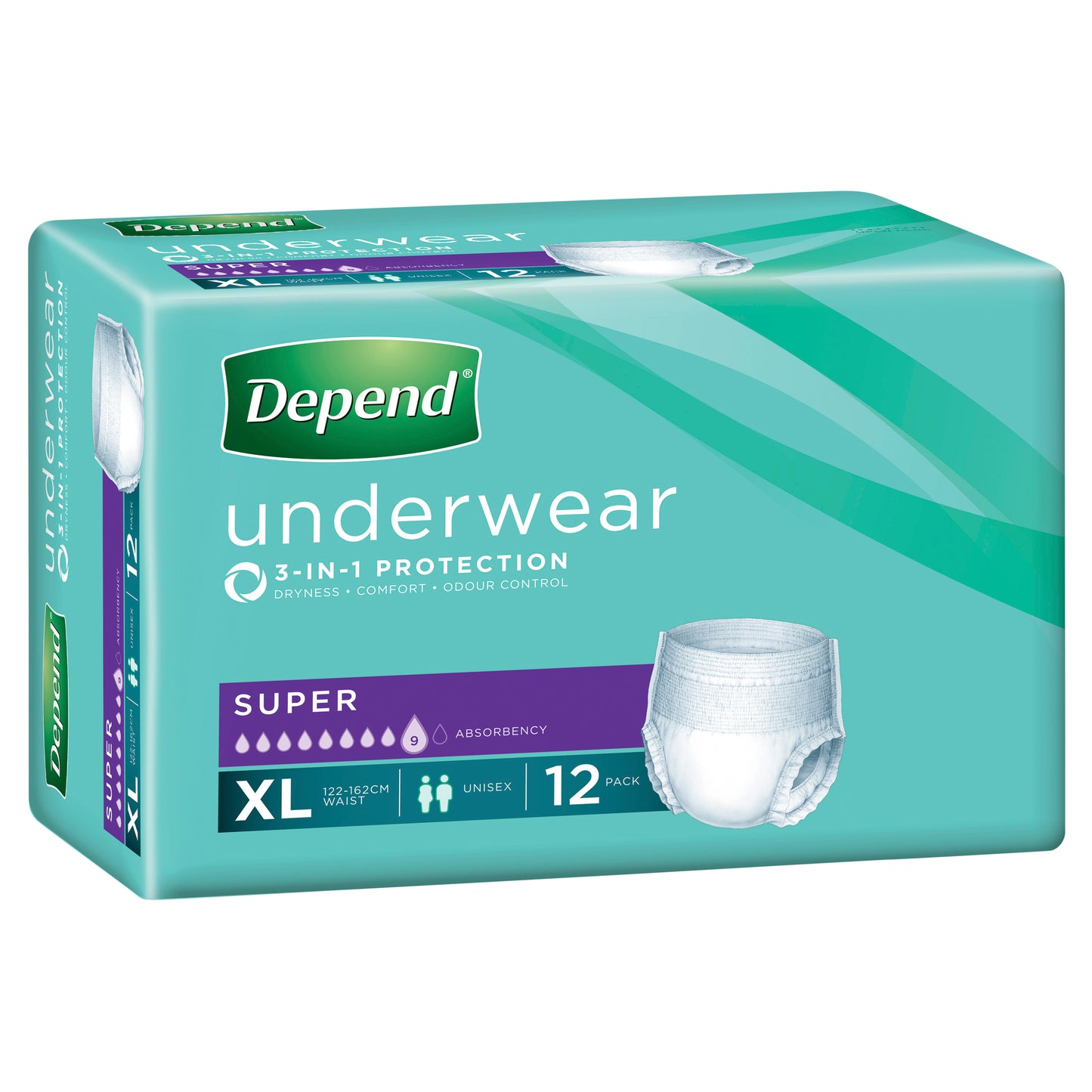 Depend Super Pants XLarge