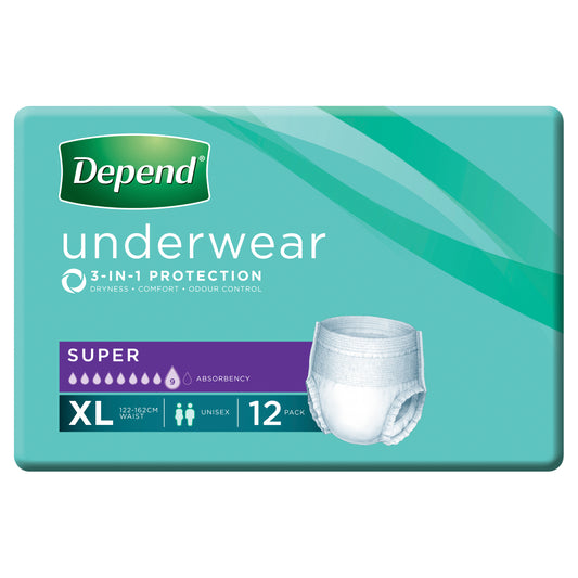 Depend Super Pants XLarge