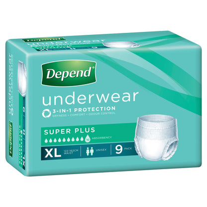 Depend Super Plus Pants XLarge
