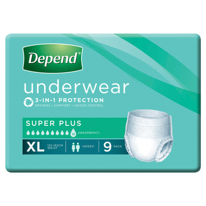 Depend Super Plus Pants XLarge