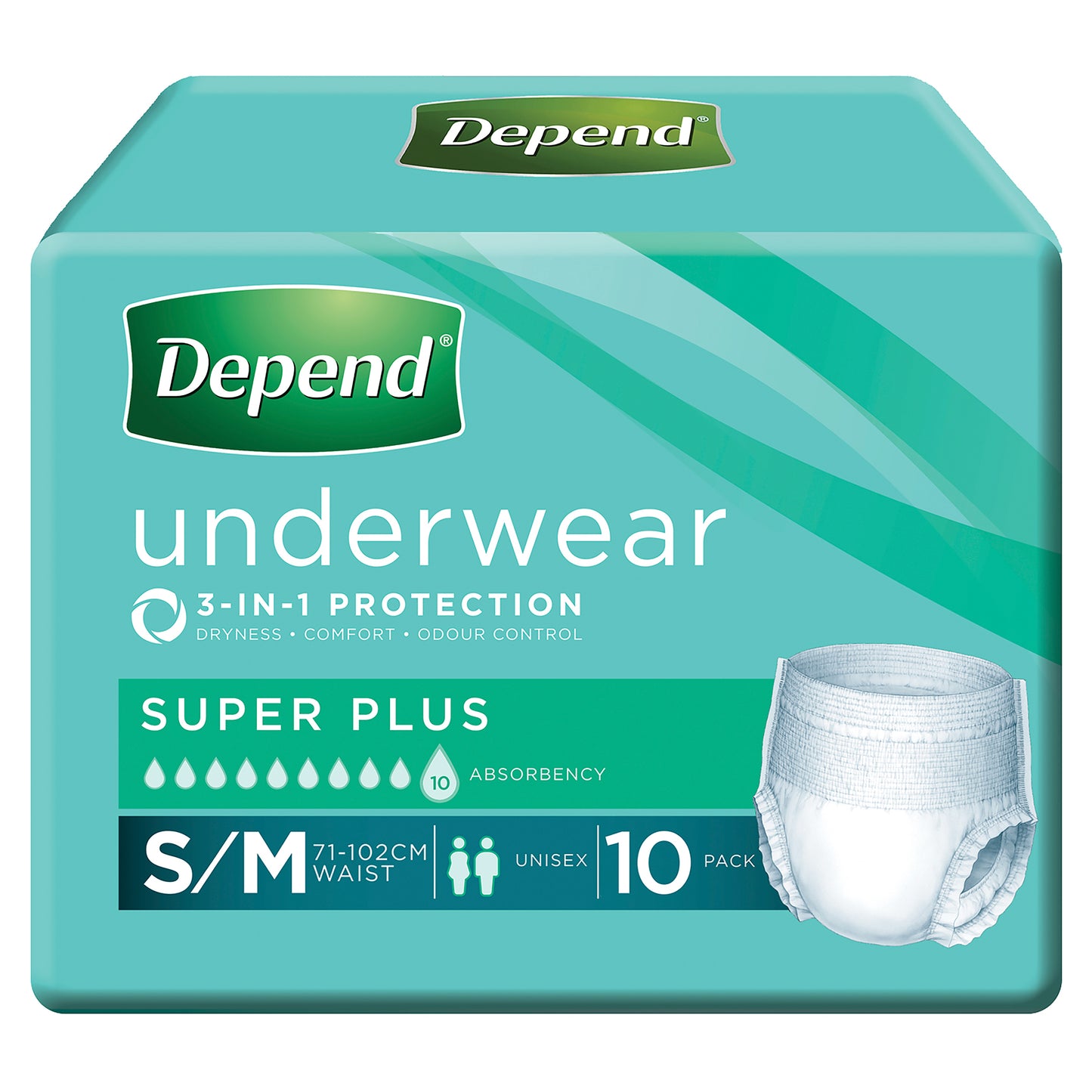 Depend Super Plus Pants Medium
