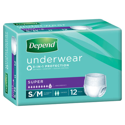 Depend Super Pants Medium