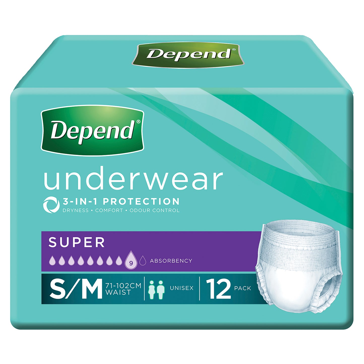 Depend Super Pants Medium