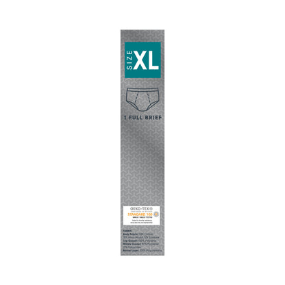 Depend Black Mens Brief XLarge