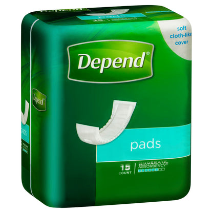 Depend Unisex Anatomically Shaped Pads