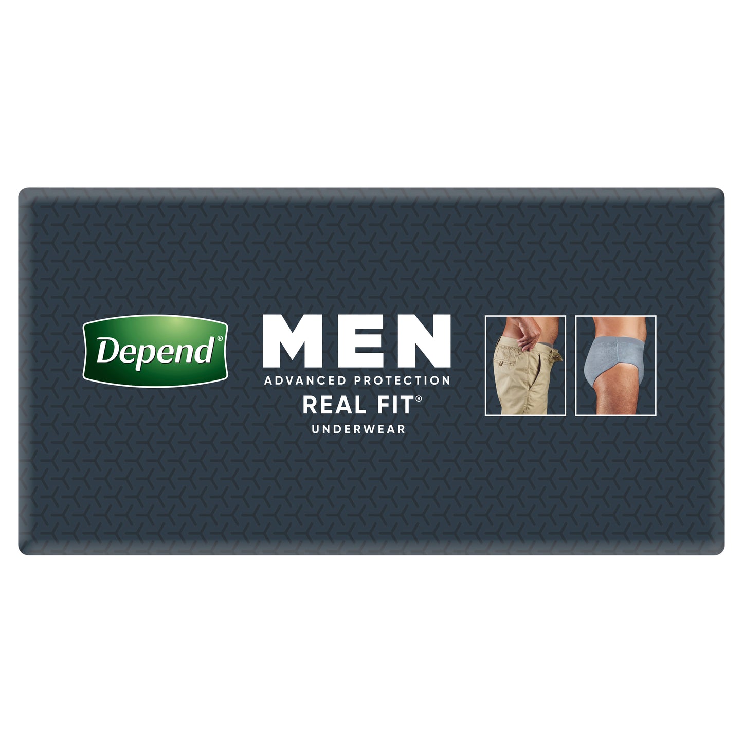 Depend Real Fit Mens Underwear Large