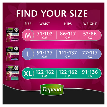 Depend Real Fit Regular XLarge