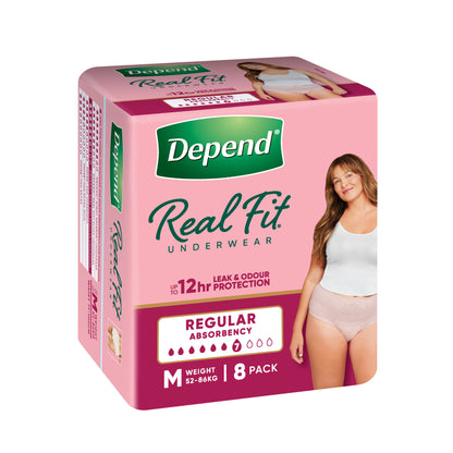 Depend Real Fit Regular Small/Medium