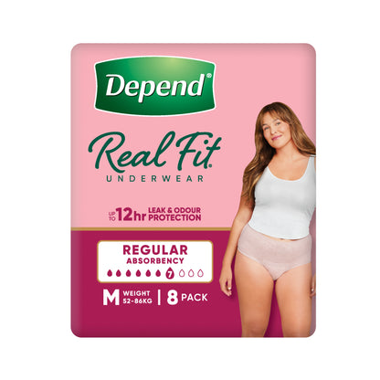 Depend Real Fit Regular Small/Medium