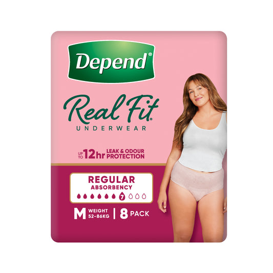Depend Real Fit Regular Small/Medium