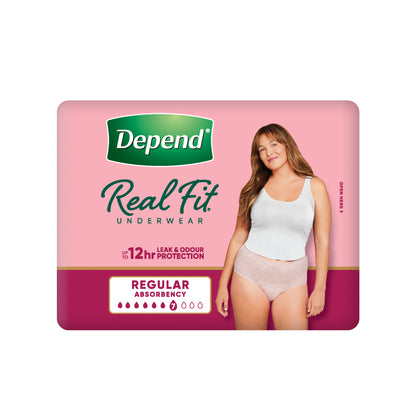 Depend Real Fit Regular Small/Medium