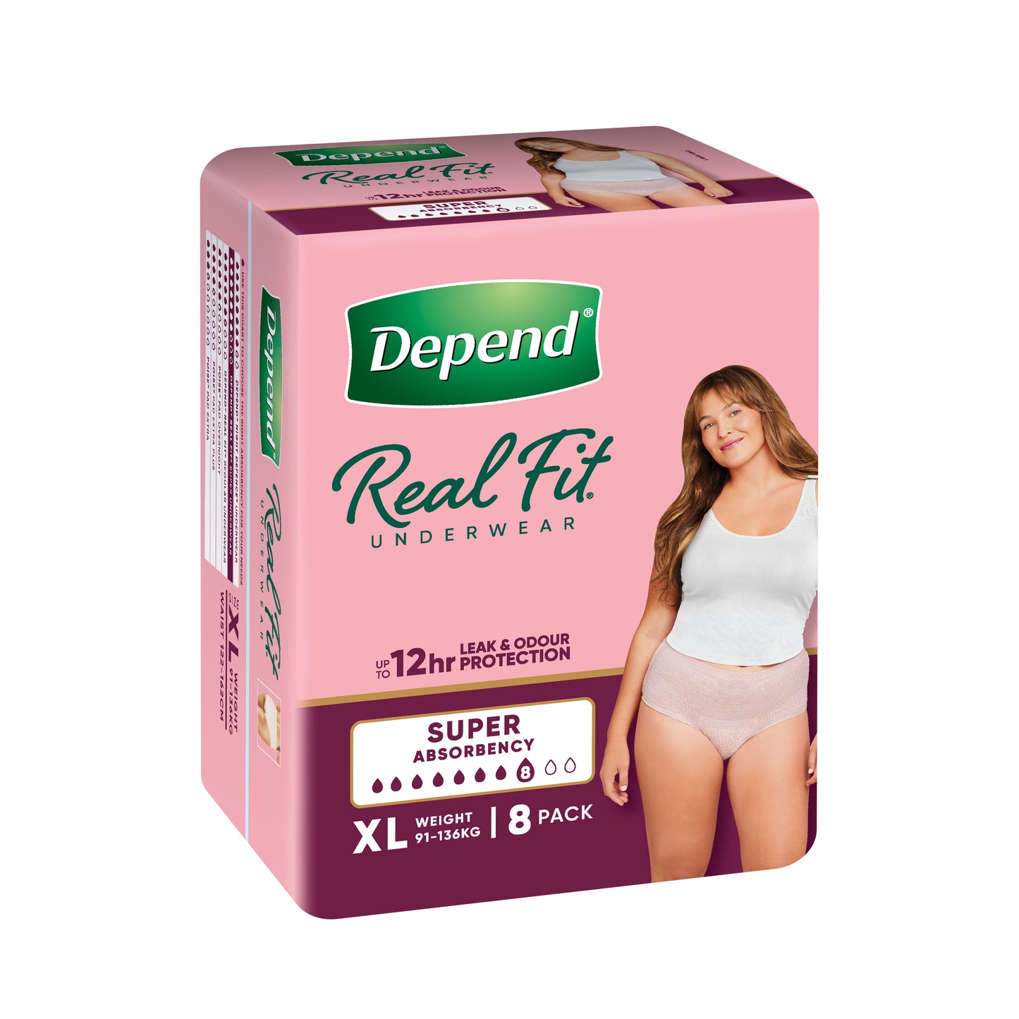 Depend Real Fit Super XLarge
