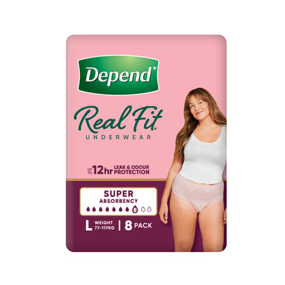 Depend Real Fit Super Large