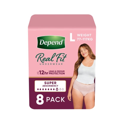Depend Real Fit Super Large