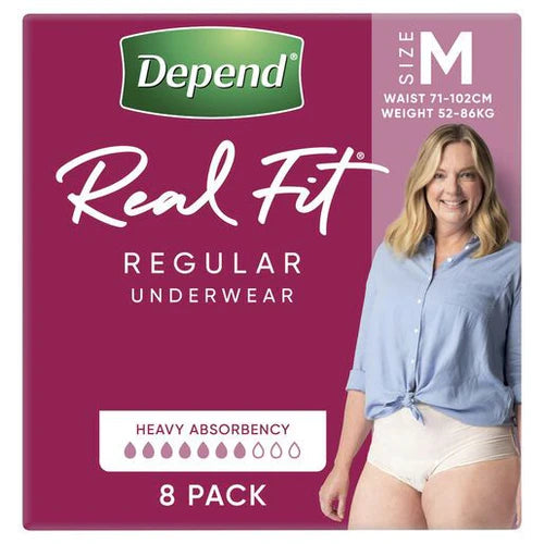 Depend Real Fit Regular Small/Medium