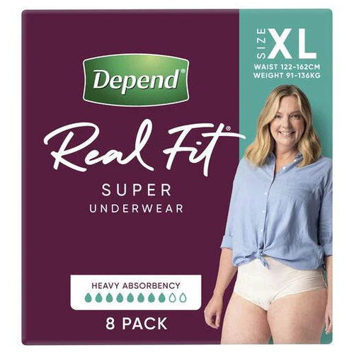Depend Real Fit Super XLarge