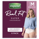 Depend Real Fit Super Medium