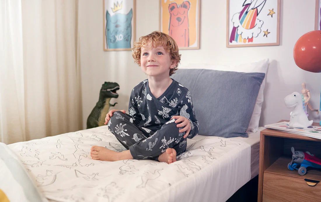 Brollysheets Bed Pad King Single Dinosaur