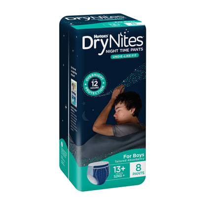 HUGGIES® Drynites Pyjama Pants 13+ Boy (Packet 8)