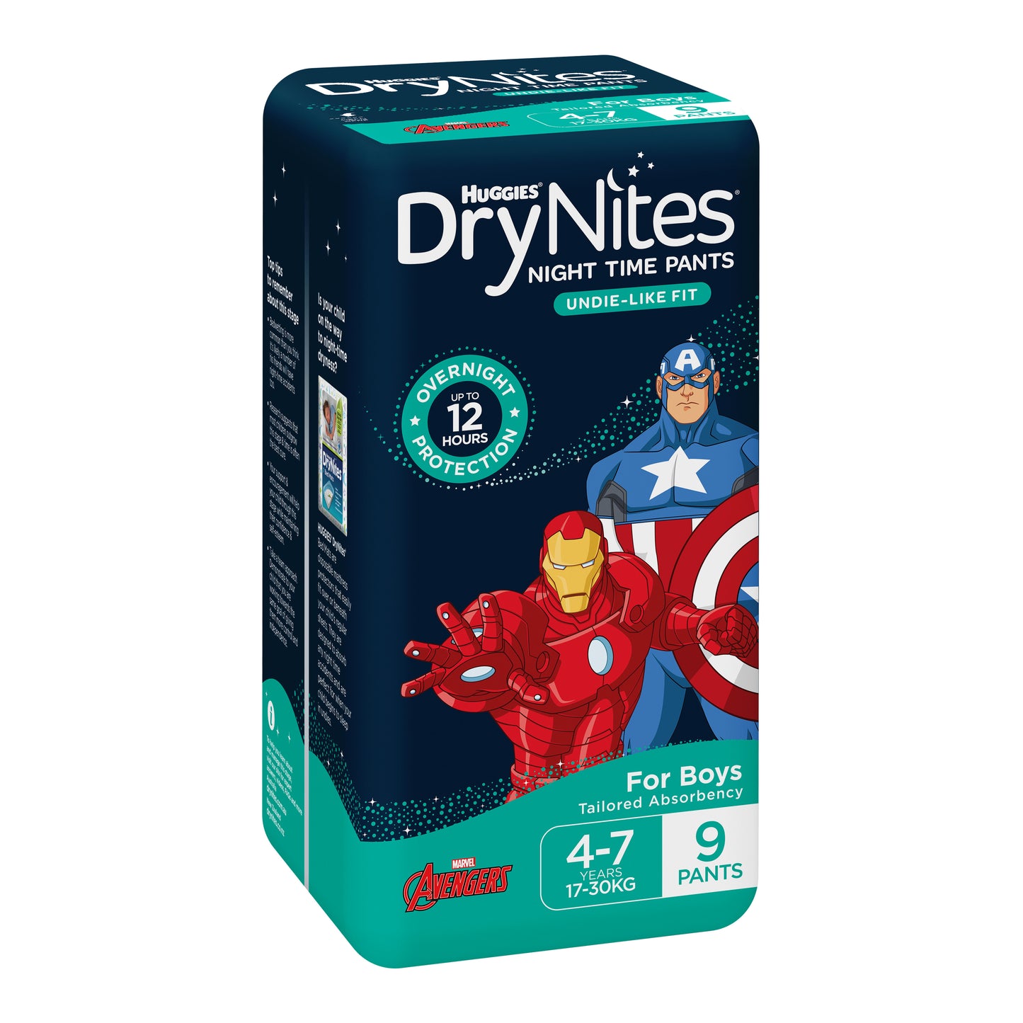 Huggies® Drynites Pyjama Pants 4-7 Boy (Packet 9)