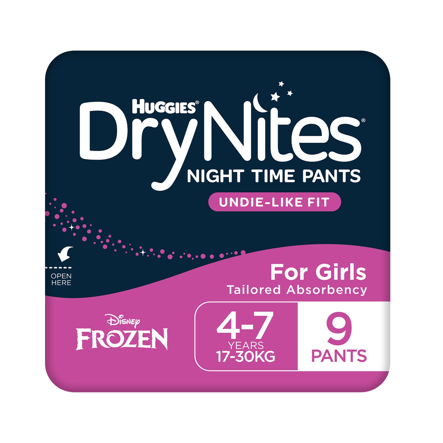 Huggies Drynites Pyjama Pants 4-7 Girl