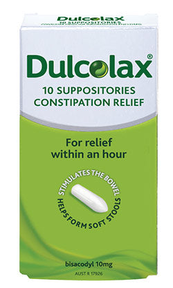 Dulcolax Rectal Suppositories 10mg