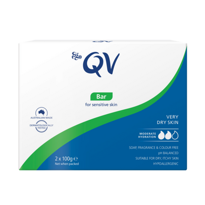 QV Soap Bar Twin Pack 2x100gm