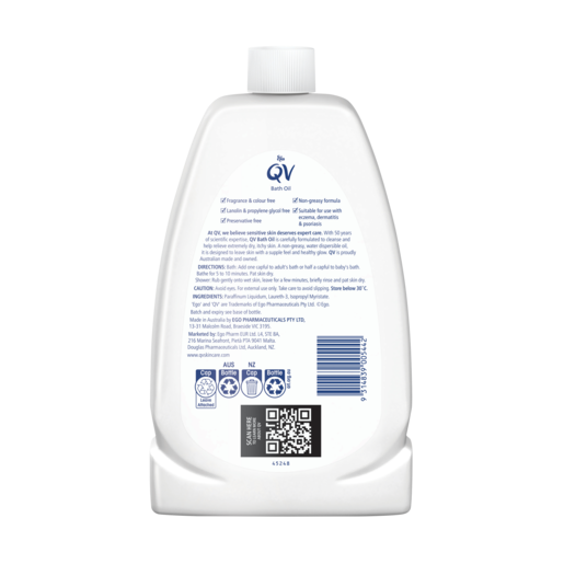 QV Bath Oil 1lt