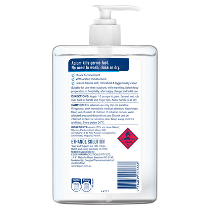 Aqium Hand Sanitiser 1lt