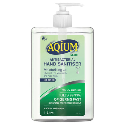 Aqium Hand Sanitiser Aloe 1lt