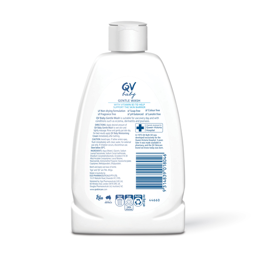 QV Baby Gentle Wash 250gm
