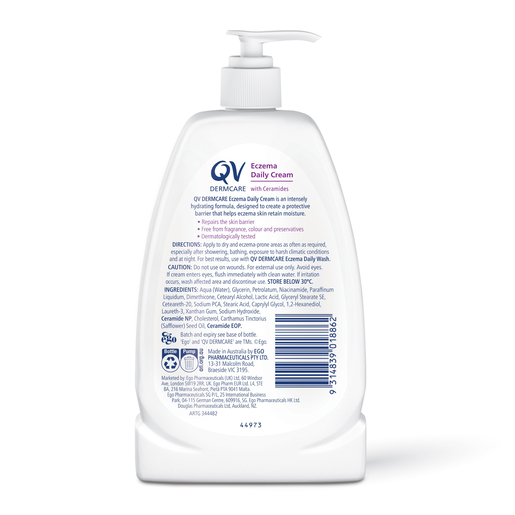 QV Dermcare Eczema Daily Wash 350ml