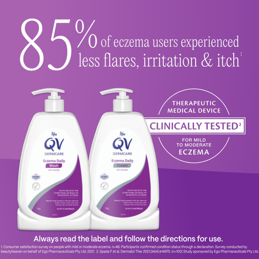 QV Dermcare Eczema Daily Cream 1Kg
