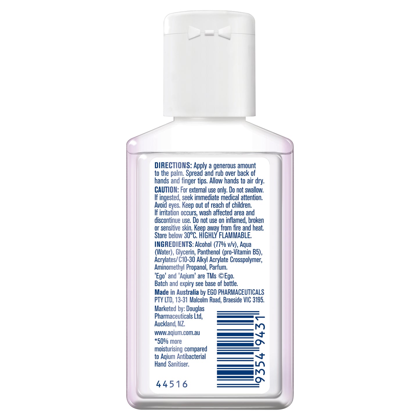 Aqium Hand Sanitiser Ultra 60ml