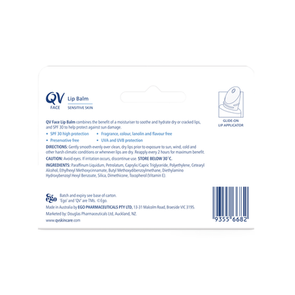 QV Face Lip Balm SPF 30 15gm