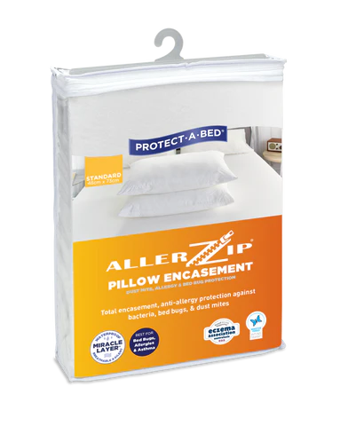 Protect a Bed Allerzip® Mattress Encasement Waterproof Pillow Protectors Standard (11023)