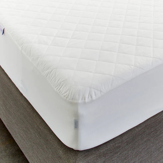 Protect a Bed Quillette Cotton Quilted Fitted Waterproof Mattress Protectors  Double  (11038)