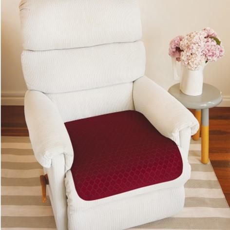 Buddies Waterproof Chair Pad Burgundy Regular  (BD1021B)