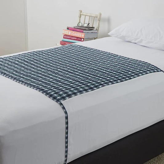 Buddies Linen Saver Bed Pad with Tuck-Ins Tartan Single  (BD1030T)