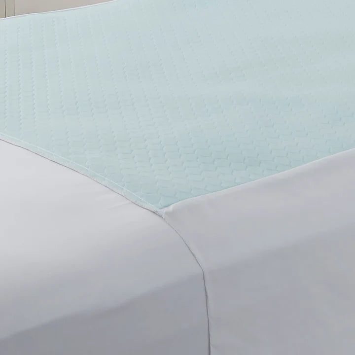 Buddies Smart Bed Pad with Tuck-Ins Pale Blue Double  (BD2002D)