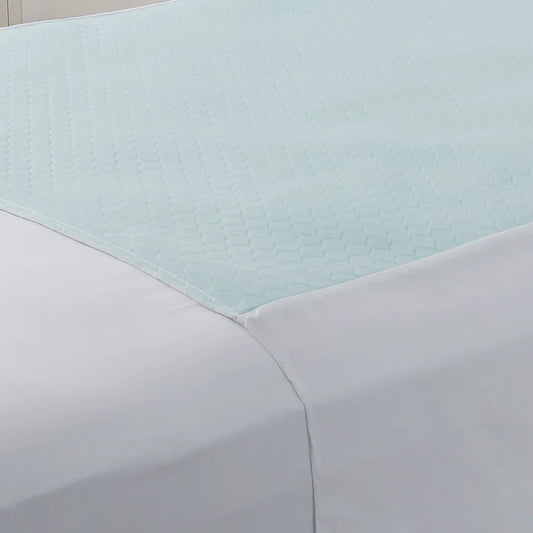 Buddies Smart Bed Pad with Tuck-Ins Pale Blue Double  (BD2002D)