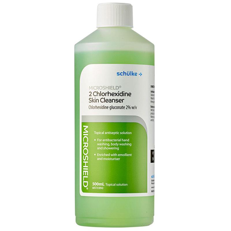 Microshield 2 Chlorhexidine Skin Cleanser 500mL (Each)