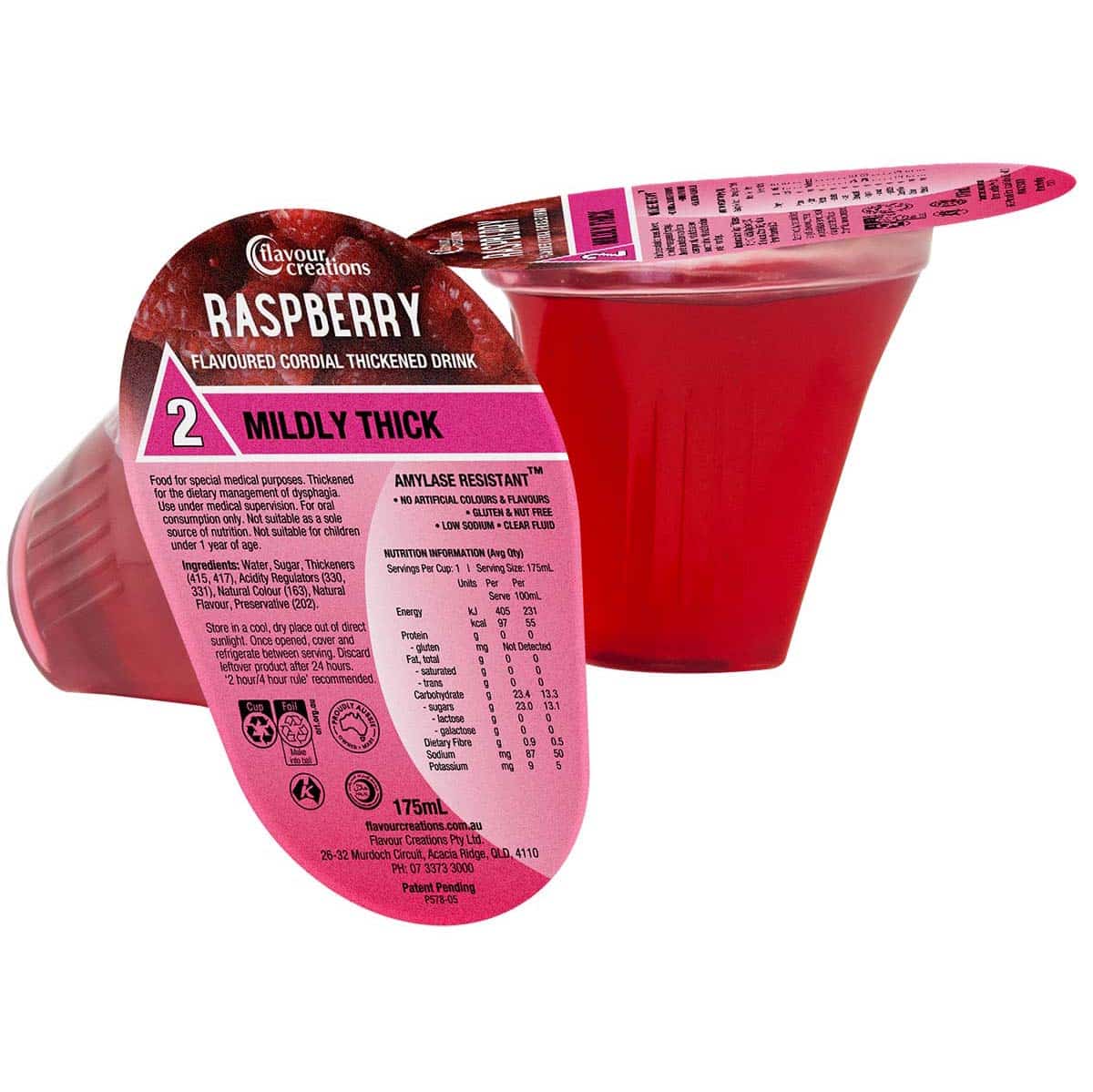 FC Raspberry Cordial 175ml (Carton 24)