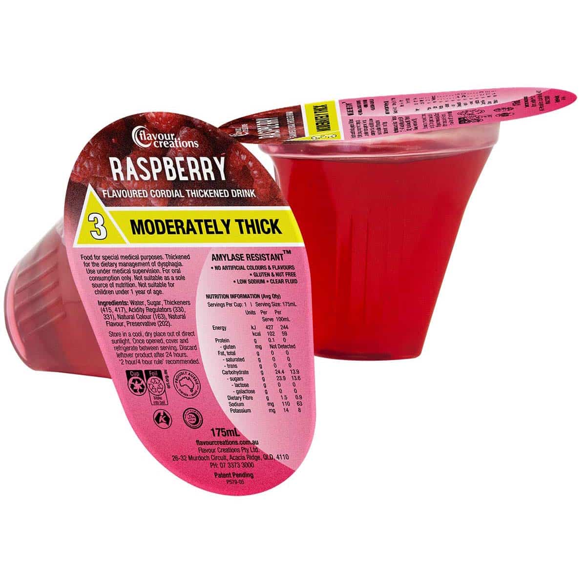 FC Raspberry Cordial 175ml (Carton 24)
