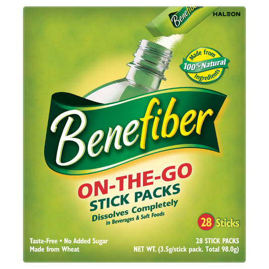 Benefiber Natural Fibre Supplement On The Go 3.5g Stick