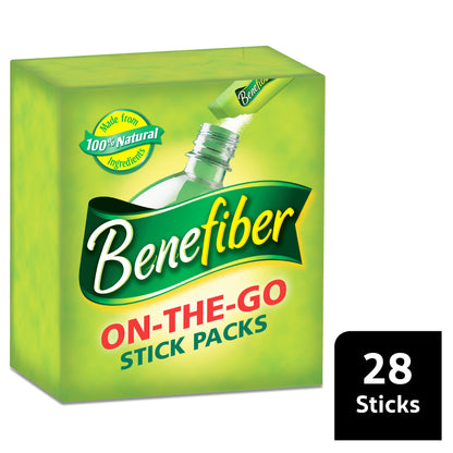 Benefiber Natural Fibre Supplement On The Go 3.5g Stick
