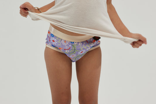 Staydry Kids Continence Girls Brief Dasiy