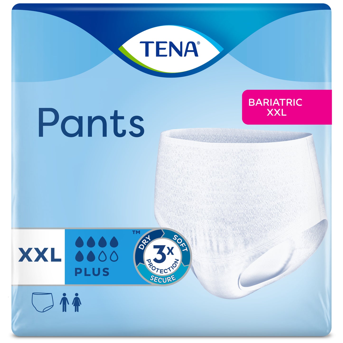 Tena Pants Plus Bariatric XXL