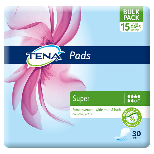 Tena Pads Super Extra Long Pads
